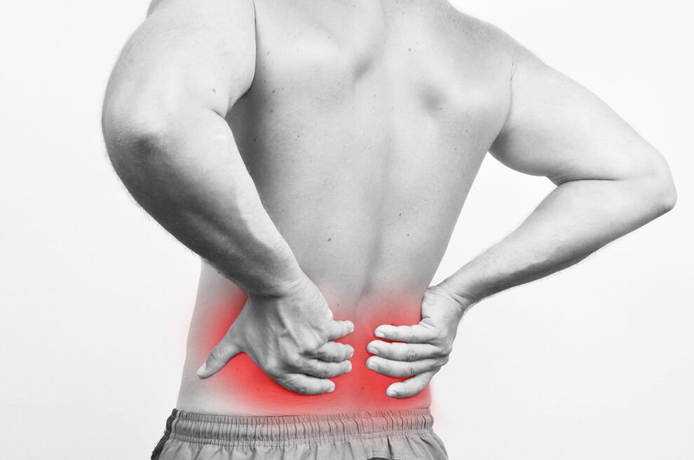 hátfájás az ágyéki régióban